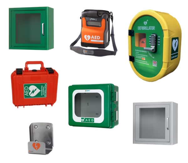 AED Defibrillator Cabinets, Brackets, Signs and Carry Cases AED Defibrillator Cabinets, Brackets, Signs and Carry Cases