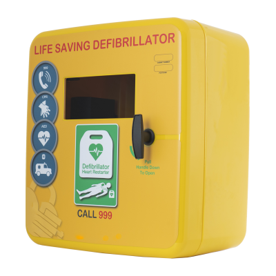 Defibrillator Cabinet - Unlocked-Heated with Permanent Light