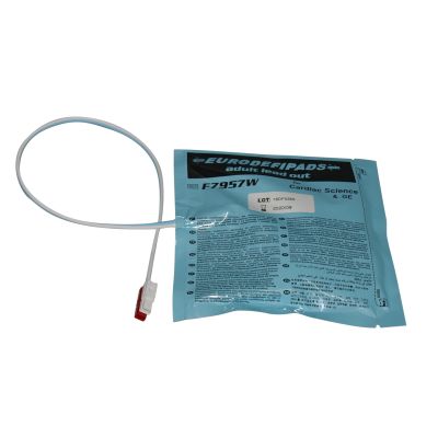 Cardiac Science Powerheart G3 AED Adult Replacement Defibrillator Electrode Pads By Eurodefipads - 1 Pack