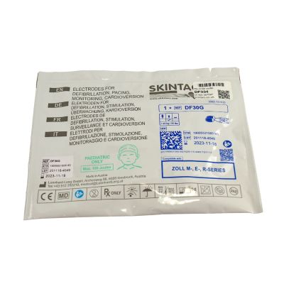 Zoll E, M & R Series Paediatric Replacement Defibrillator Electrodes - 1 Pack