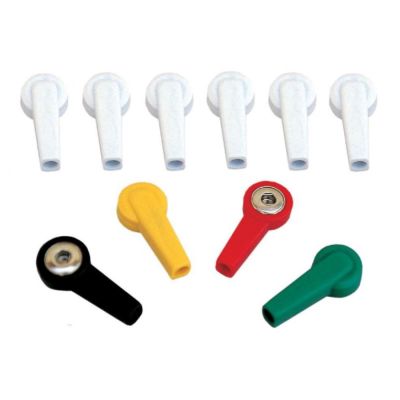 ECG 4mm Banana to Snap adaptor plugs - pack of 10