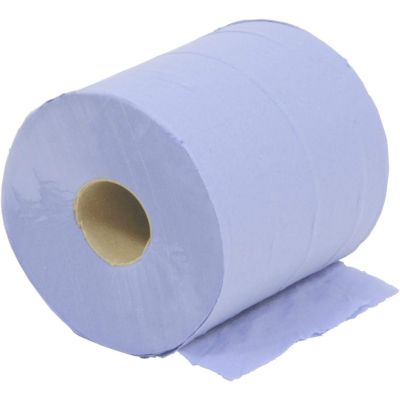 Centre Fed Embossed Blue Roll 400 sheets 170mm x 190mm