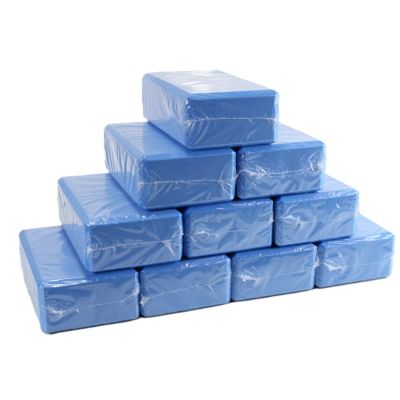 Pilates / Yoga Block 7.5cm x 13.5cm x 22.5cm Pack of 10 pyramid