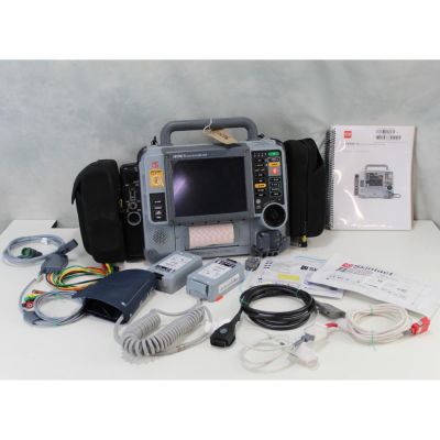 PhysioControl / Medtronic / Stryker Lifepak 15 Defibrillator & Patient Monitor - NEW Batteries