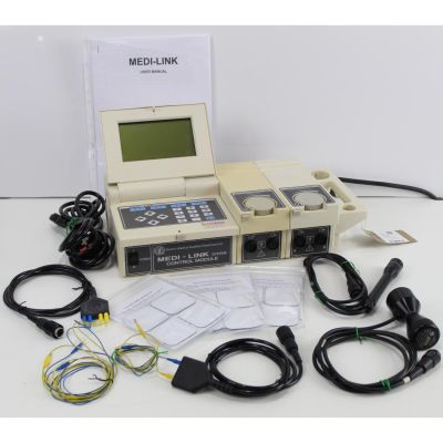 EMS Medilink Model 70 Combination Unit with Ultrasound Module 72, Interferential Module 71 with all its accessories