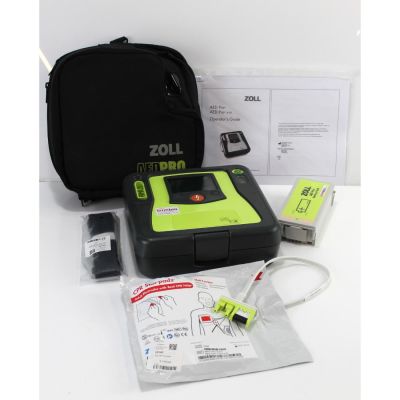 Zoll AED Pro - Semi Automatic Defibrillator with all its accessories