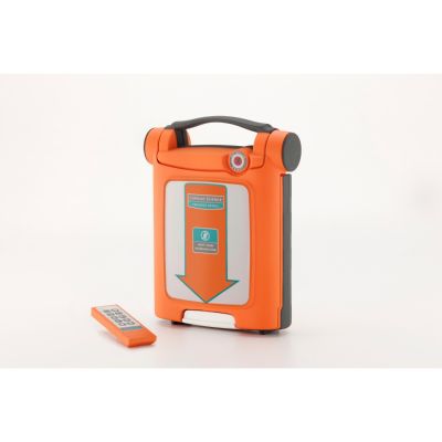 Cardiac Science Powerheart G5 Training Unit with its hand controller