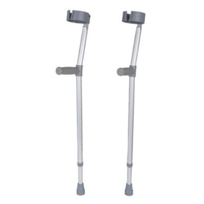 Standard Hand Grip Height Adjustable Crutches - Single or a Pair