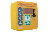 Outdoor Defibrillator Cabinet -Heated, Keypad Lock and LED Light