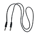 Patient Leads 4mm to 4mm plugs in Red or Black 