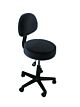 Affinity Backrest Stool - Black