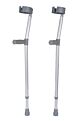 Standard Hand Grip Height Adjustable Crutches  - Single or a Pair