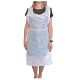 Disposable Aprons 69cm x 116cm (16 Microns Thick) White